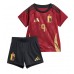 Camiseta Bélgica Leandro Trossard #9 Primera Equipación Replica Eurocopa 2024 para niños mangas cortas (+ Pantalones cortos)